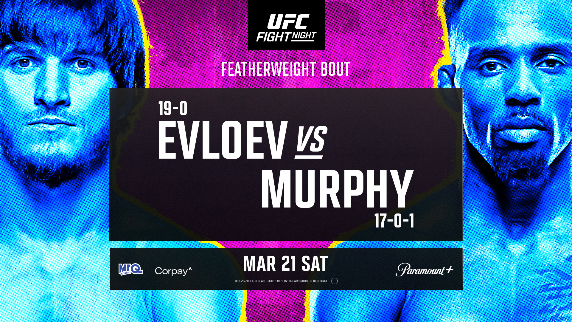 UFC Fight Night: Evloev vs. Murphy